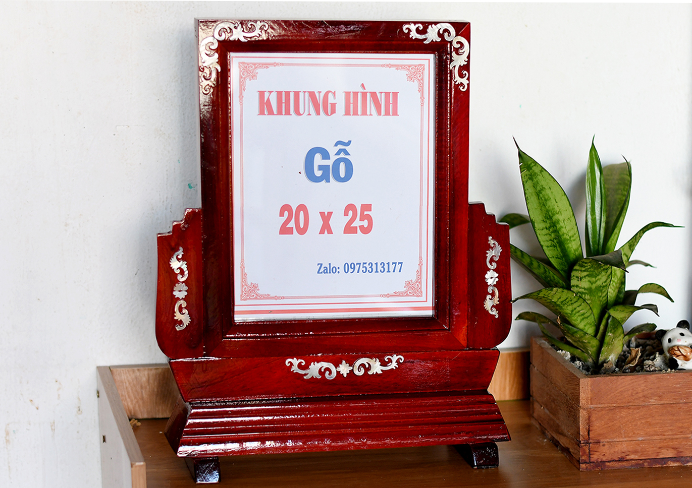 Khung hình thờ gỗ 20 x 25