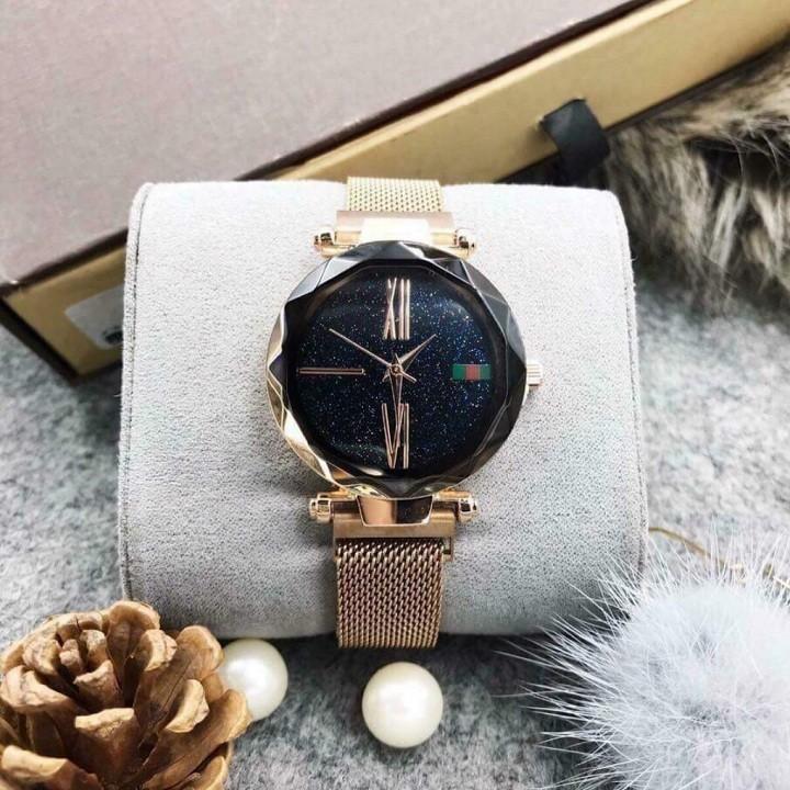 [HCM]( Tặng pin Tặng hộp )Đồng hồ thời trang nữ dây nam châm DIMINI - Hàn Quốc