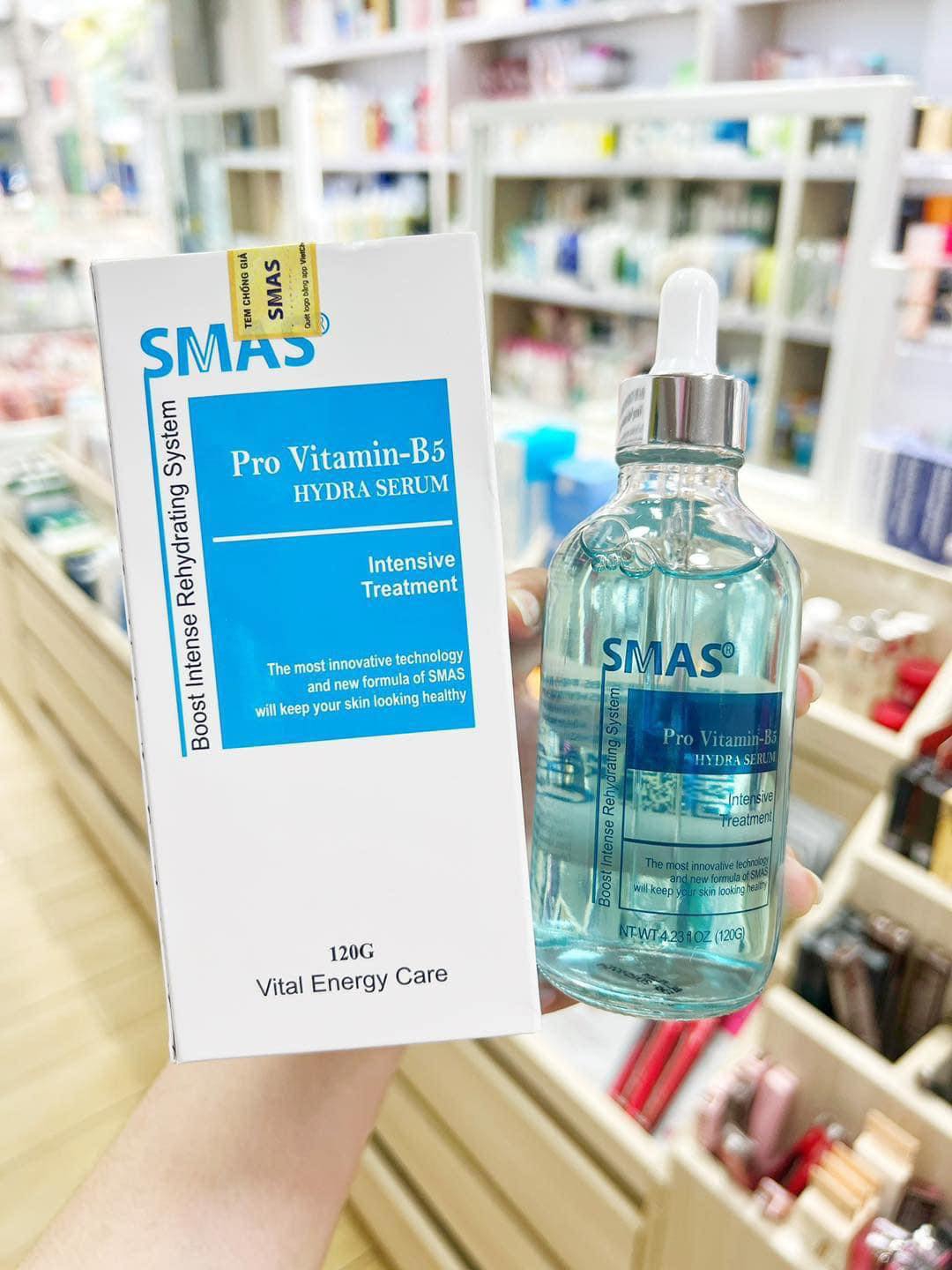Tinh chất phục hồi Smas Pro Vitamin B5 Hydra Serum 120ml [Hàng Công Ty]