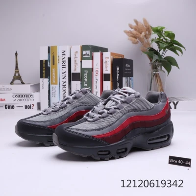 2021 MAX 95 PRM Grey Red Vintage Slow Shock Casual Sports Running Shoes running shoes