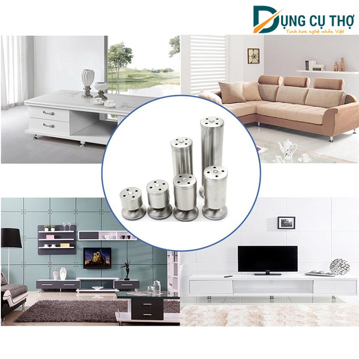 Chân bàn trụ Inox - chân đế bàn , ghế