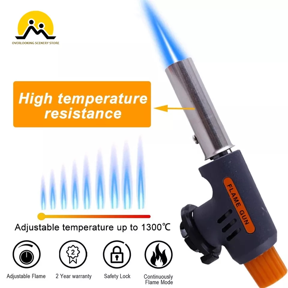 Dụng cụ Khò Lửa Tự Động Đánh Lửa Cầm Tay Multi Purpose Torch - sung khò - dụng cụ mồi lửa - đò đánh lửa - do moi lua - dung cu moi bep