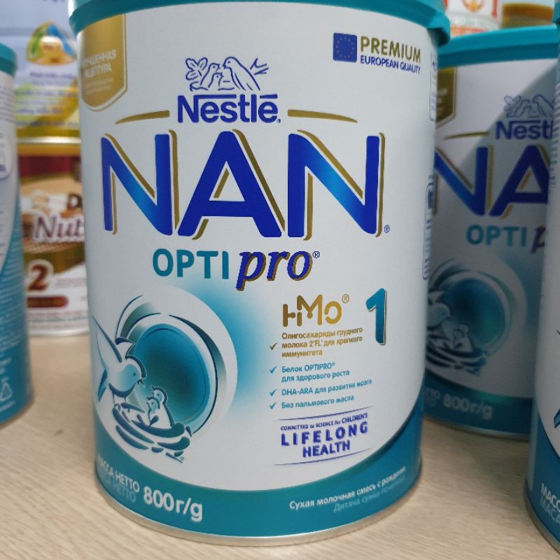 [MẪU MỚI HMO] Sữa Bột Nan Nga Số 1,2,3,4 - 800G DATE 2022