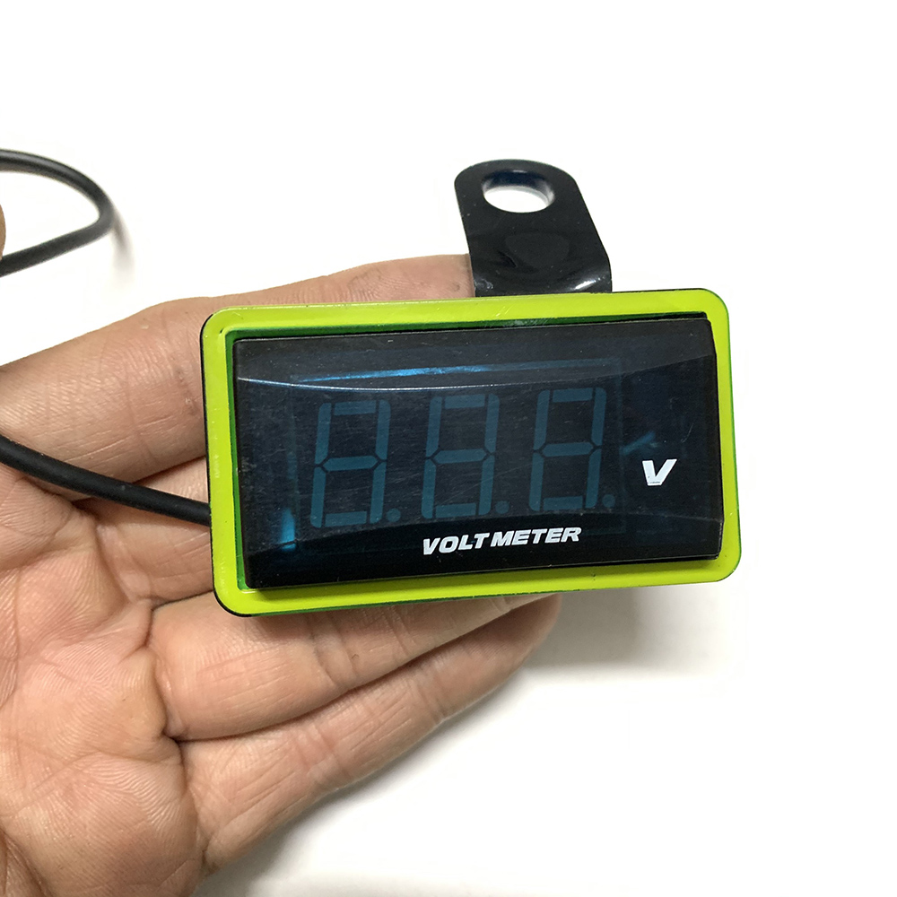 [HCM]Đồng Hồ Đo Volt Ắc Quy Có Pat Chân Gương