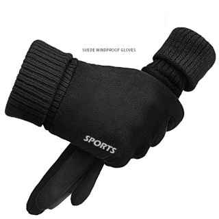 Găng tay nam thời trang TOPEE da lộn cao cấp, chống lạnh cực tốt GT012 thumbnail