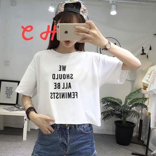 Áo croptop we chu0203