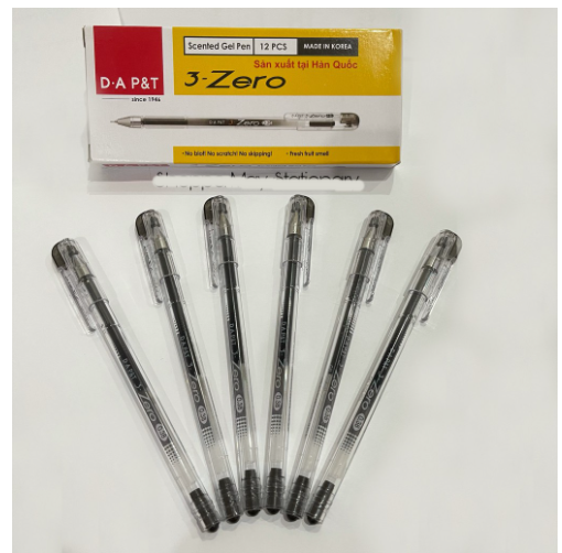 Hộp 12 bút mực nước Zero 0.38mm Dong A Hàn Quốc