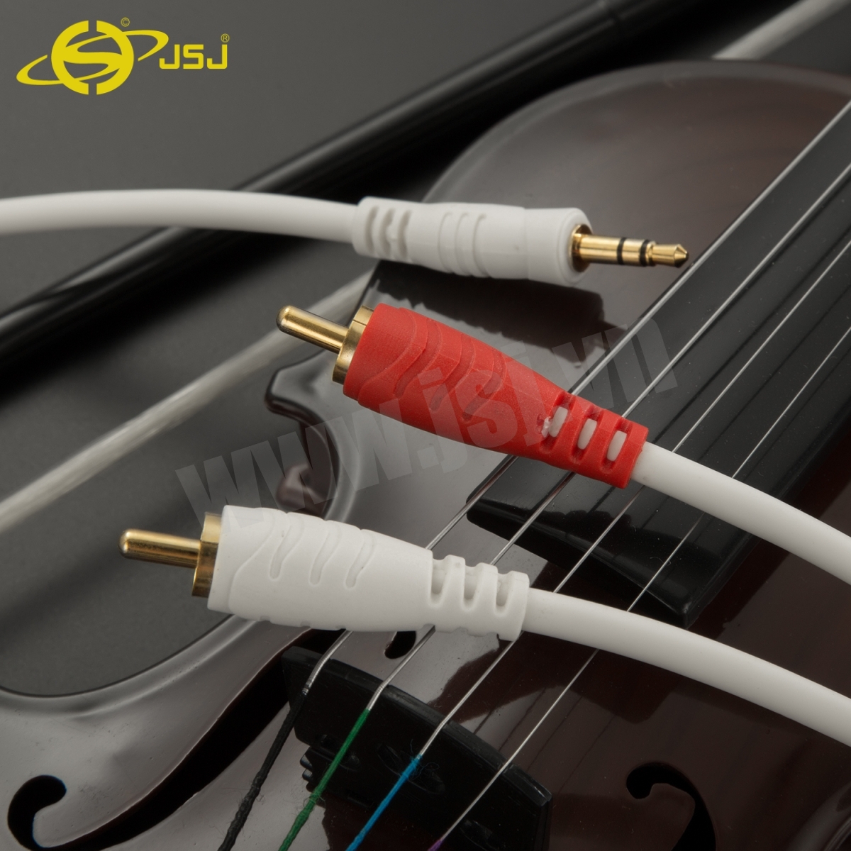 [HCM]Dây Tín Hiệu 3 Li (3.5mm) Ra 2 AV Dài 3m JSJ-3321