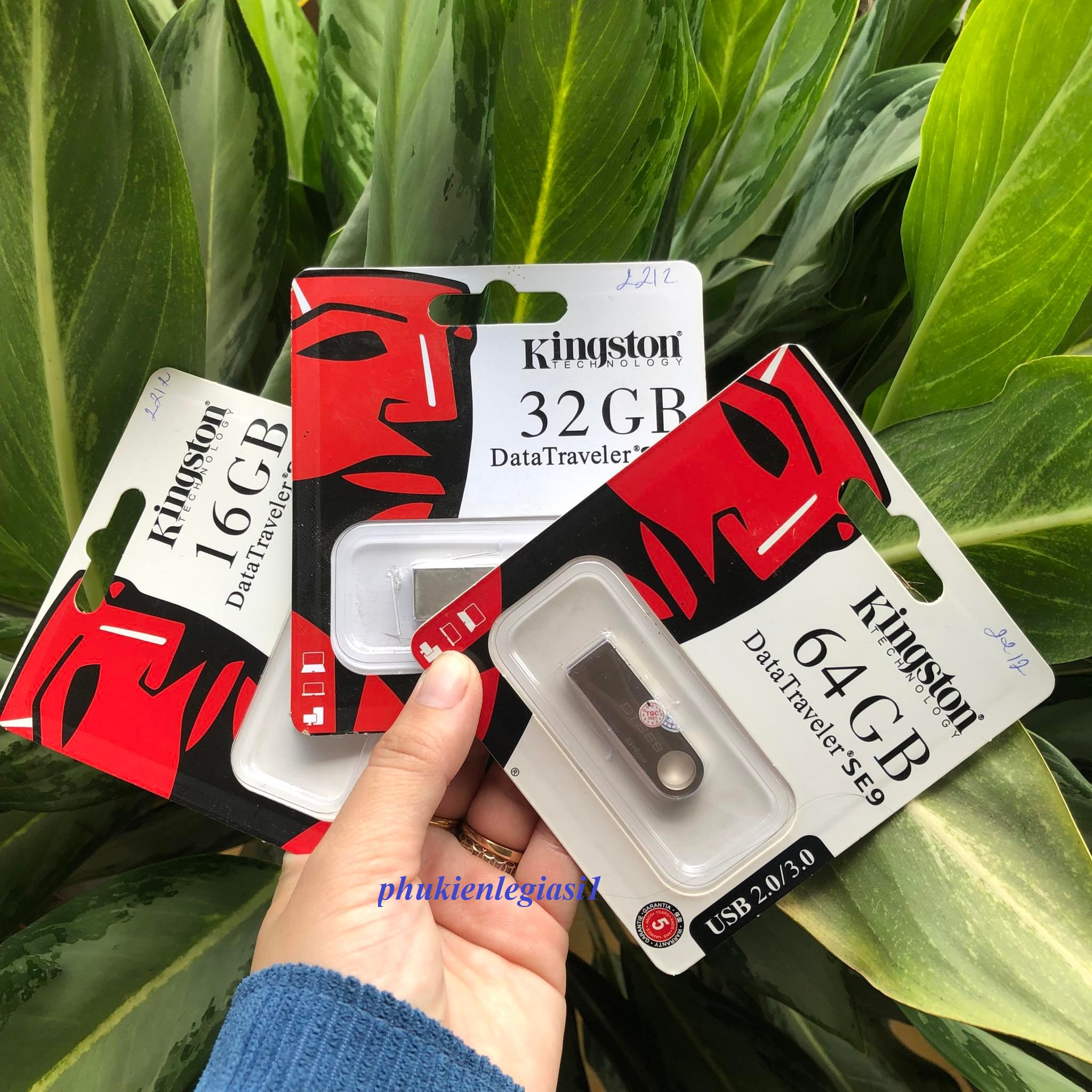 Usb 2.0 kingston se9 8gb 16gb 32gb 64gb bảo hành 12 tháng