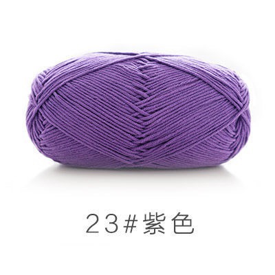 Middle domestic five cotton wool knitted autumn and winter crochet bag roll of 100gr
