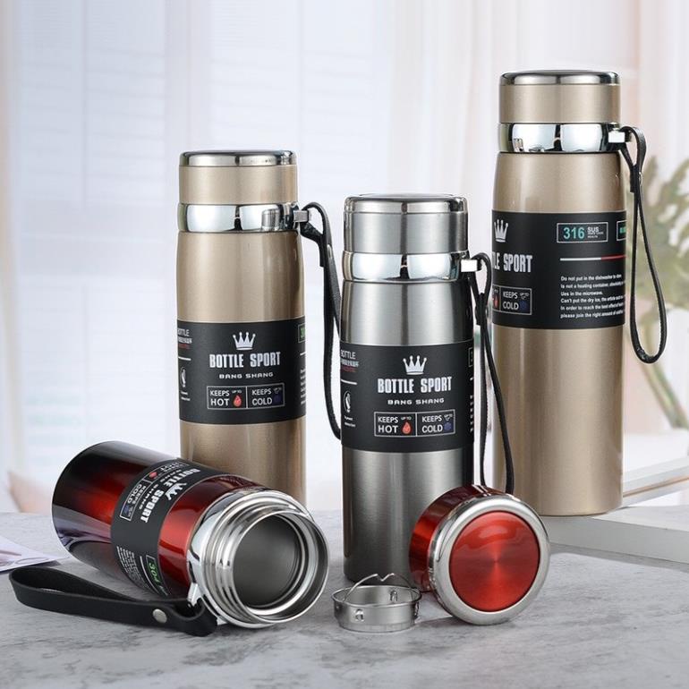 Bình giữ nhiệt inox cao cấp dung tích 1200ml, Bình nước giữ nhiệt, Bình giữ nhiệt 1 lít, Ly giữ nhiệt inox