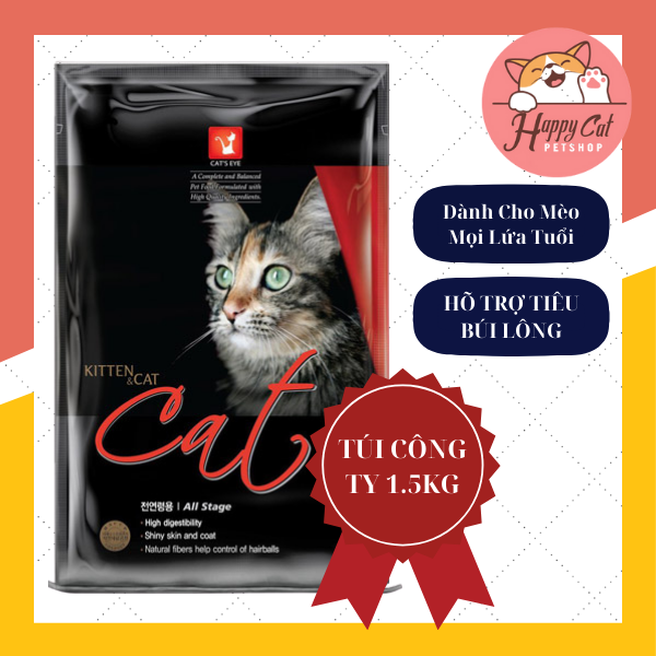 Hạt Cats Eye Thức ăn khô cho mèo túi 1Kg