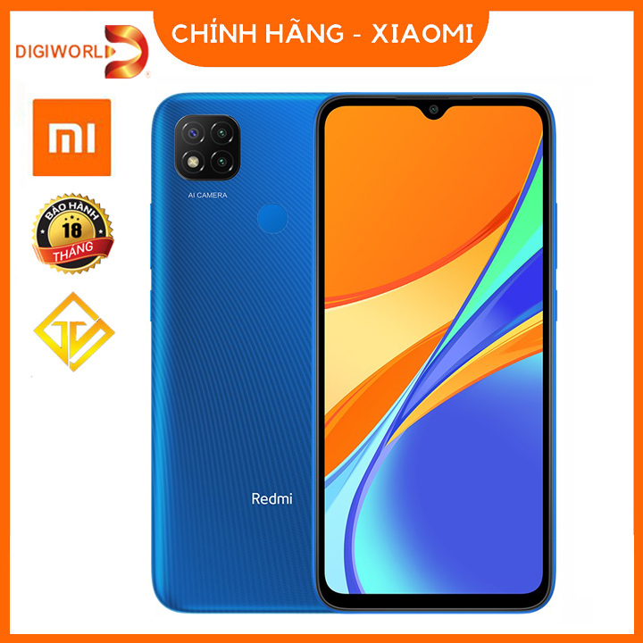 Điện thoại Xiaomi Redmi 9C (3GB/64GB) Mới nguyên seal 100% - Hàng Chính Hãng Digiworld