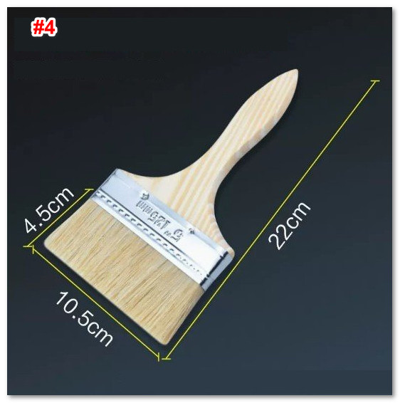 Cọ quét sơn bản vuông dày lông mịn (4 kích thước)