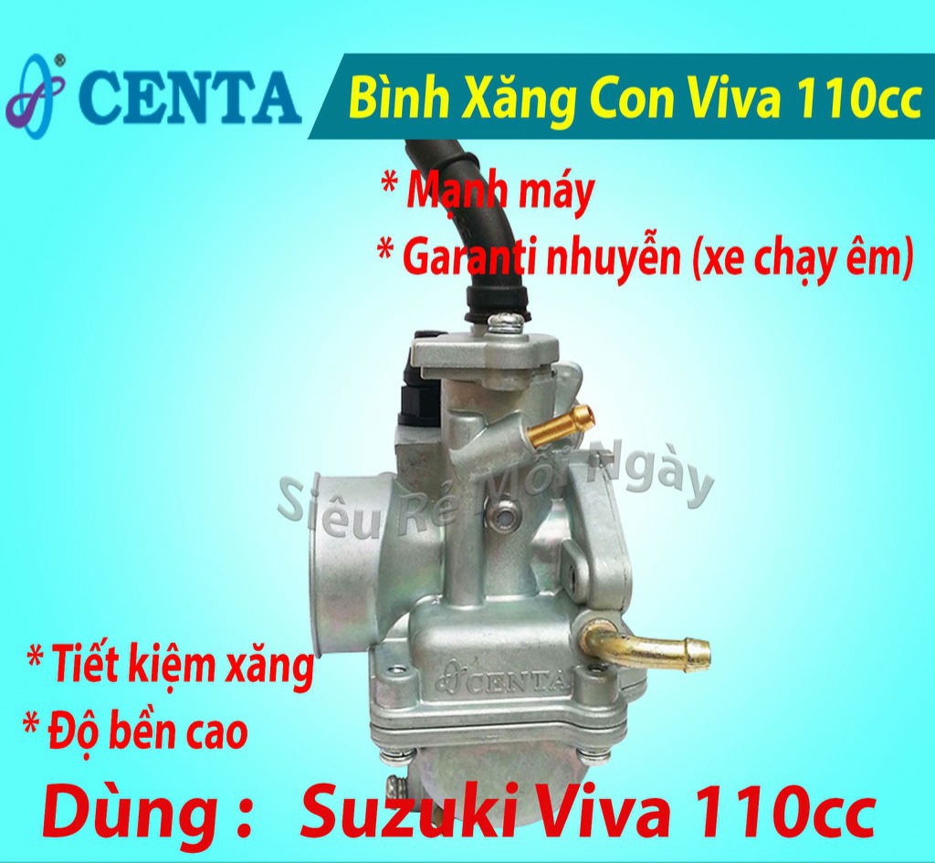 Bình Xăng Con Viva 110 Hiệu Centa Chính Hãng