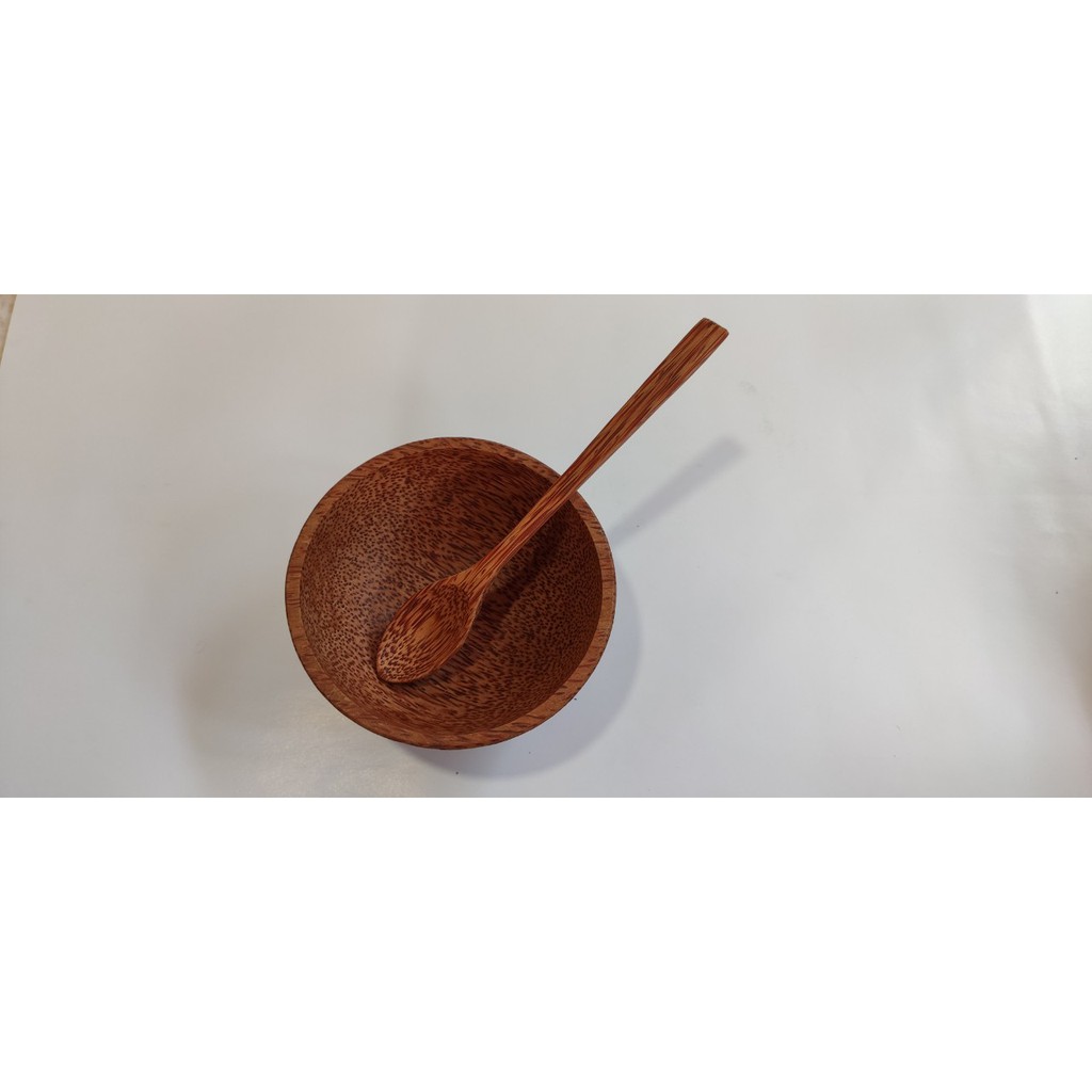Muỗng Cafe Gỗ Dừa 18Cm - Bộ 10 Chiếc