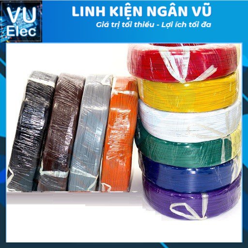 Dây điện 0.5mm đủ màu
