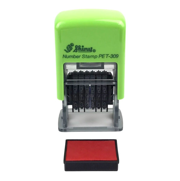 Dấu 6 số xoay cao 3mm Shiny S309 ( có mực)