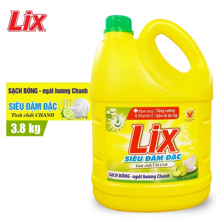 Nước Rửa Chén Lix Chanh 4Kg