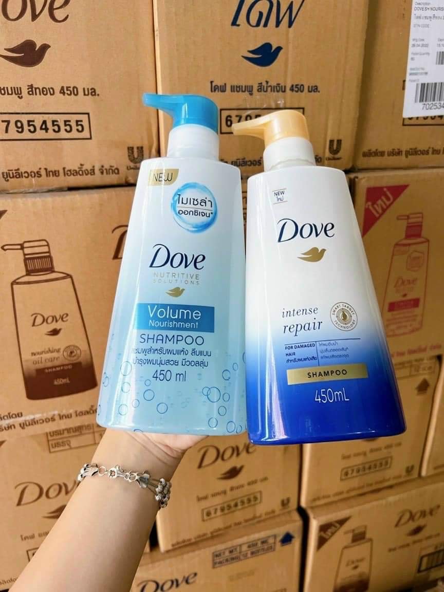 Dầu gội Dove Thái Lan 450ML - 480ML