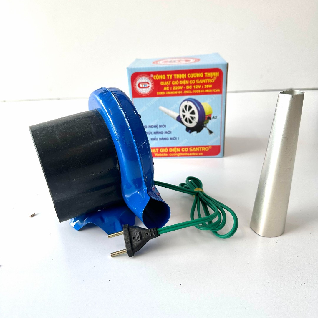 QUẠT KHÒ BẾP CÔNG NGHIỆP, BỄ THỔI LỬA 35W Có Chiết Áp