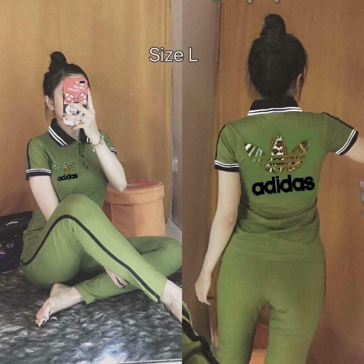 Đồ Bộ Cổ Logo Thêu Siêu Xinh  ( 40~70kg) - Y Hình