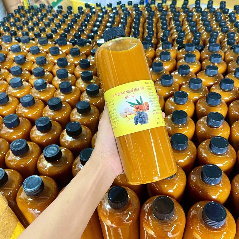 CỐT GỪNG NGHỆ HẠT GẤC HẠ THỔ (BODY) 1 LÍT HANDMADE