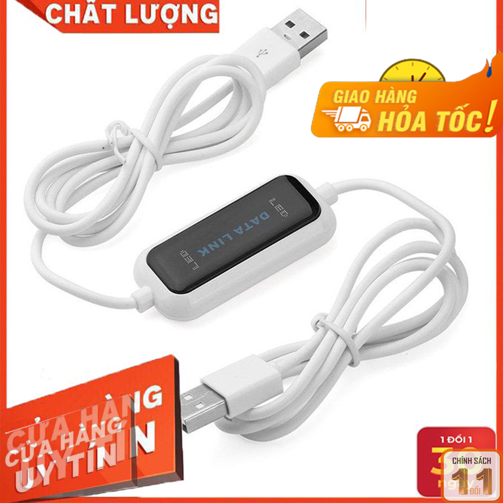 [BH 1 đổi 1] Cáp Truyền Dữ Liệu Data Link Giúp Kết Lỗi 2 Máy Tính