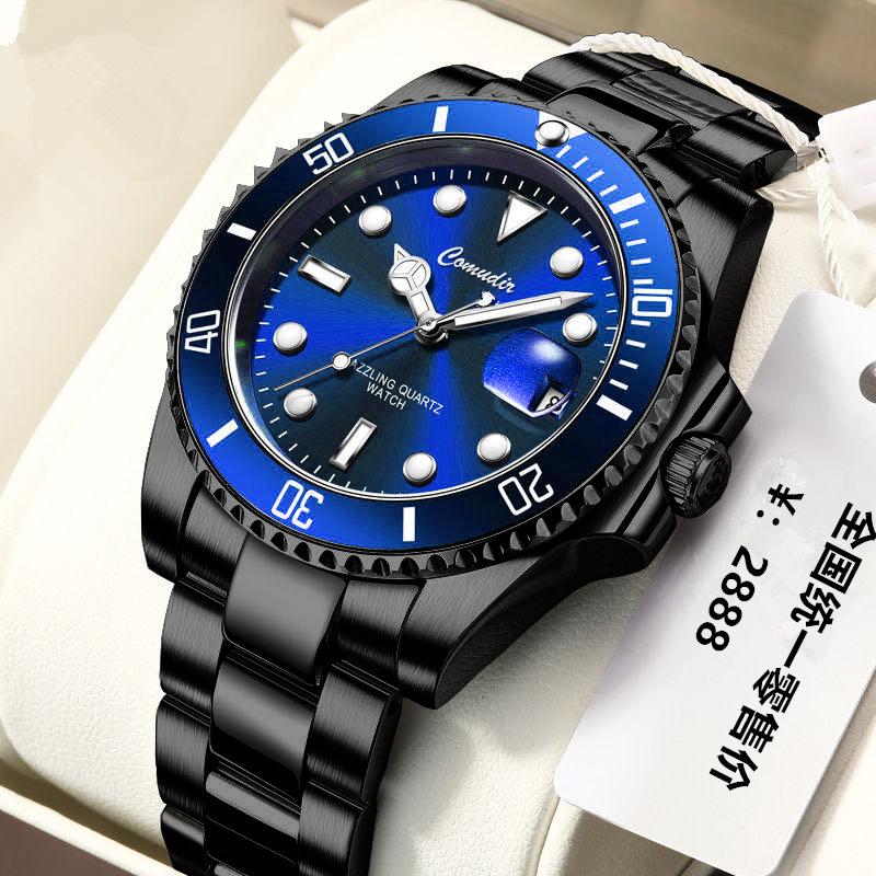 Seagull 2023 New Green Water Monster Water Ghost Watch Men's Fully Automatic Mechanical Men's Watch Fashion Sports Waterproof Calendar