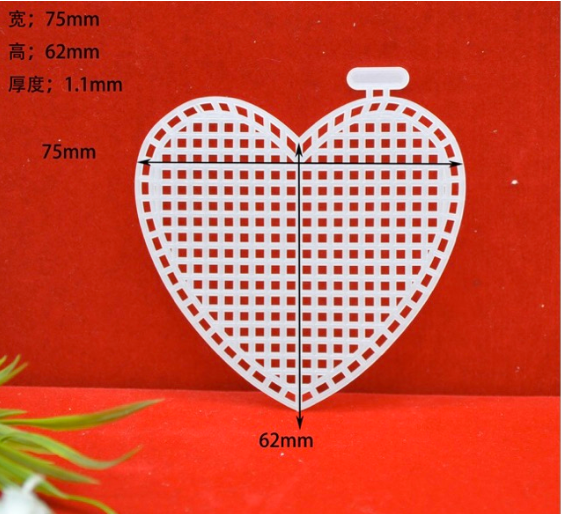 Canvas hình tim, trái tim 2 size làm đồ handmade
