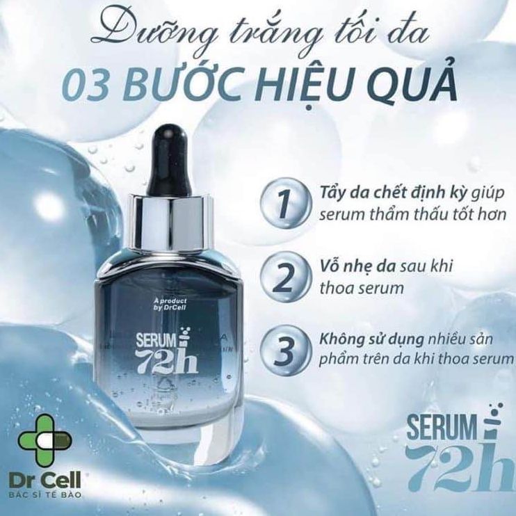 COMBO Sạch Nám Tại Nhà Dr Cell ( Kem Ngày, Kem Đêm, Tẩy Da Chết, Sữa Rửa Mặt, Serum)