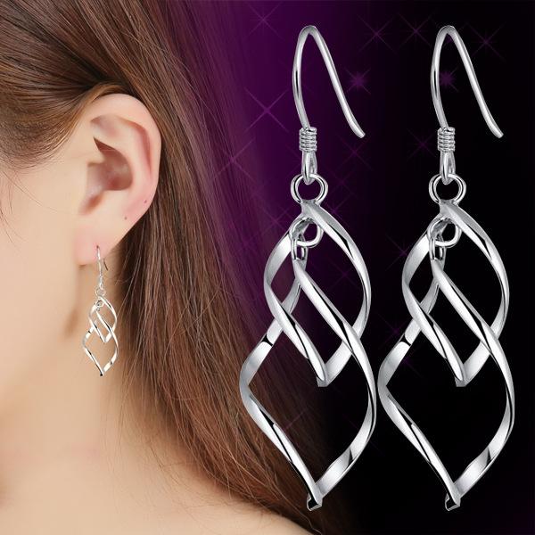 Bông Tai 2 Chiếc Lá Lồng Đèn Tòn Ten Phong Cách Hàn BT2LEAFTONTEN05
