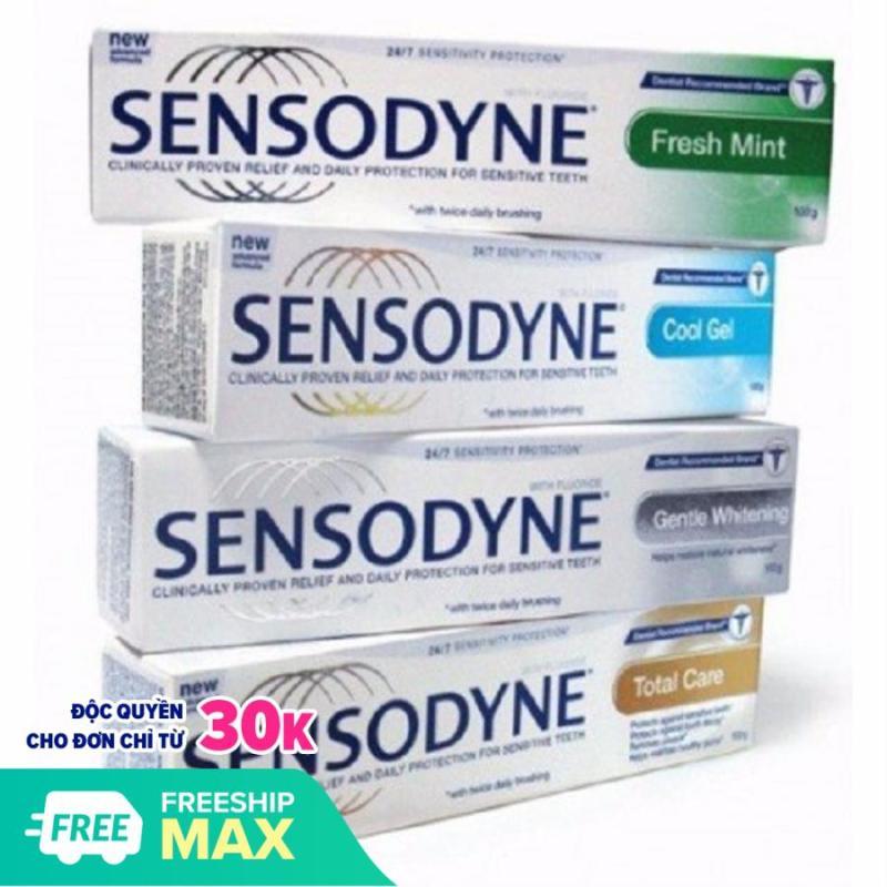 Combo 5 Tuýt Kem đánh răng sensodyne chống ê buốt Thái Lan tặng 1 bàn chải bossi cao cấp– chăm sóc răng miệng – kem đánh răng– Hiệu quả cấp tốc sau 3 ngày sử dụng - chất làm trắng- kem đánh răng ông tây đen cao cấp. giá rẻ