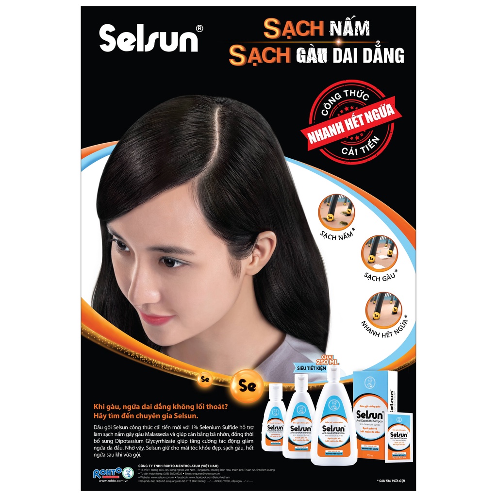 Dầu Gội Giảm Gàu Selsun