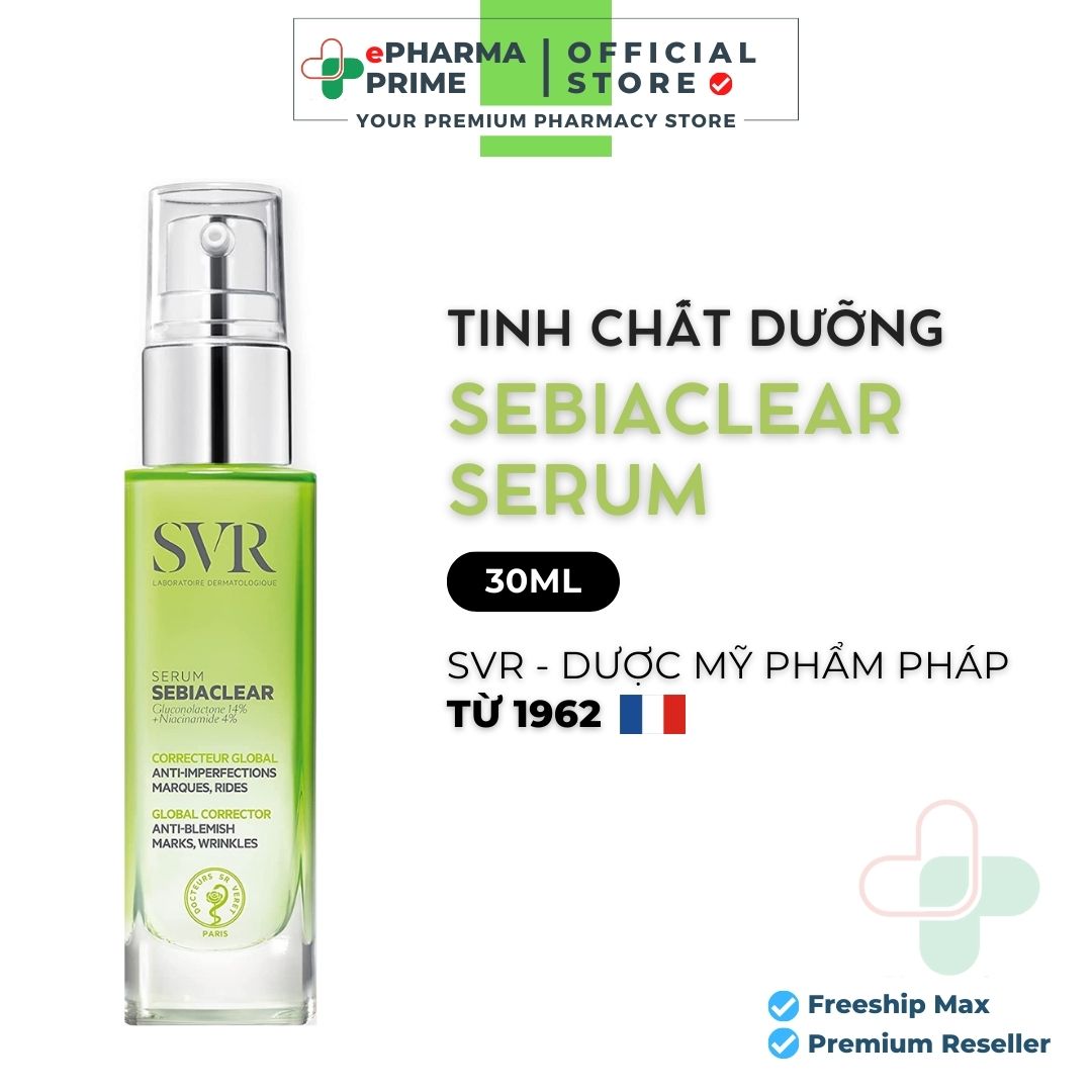 Serum SVR Sebiaclear Giảm Mụn Làm Mờ Thâm Sạm Và Mềm Mịn Da 30ml