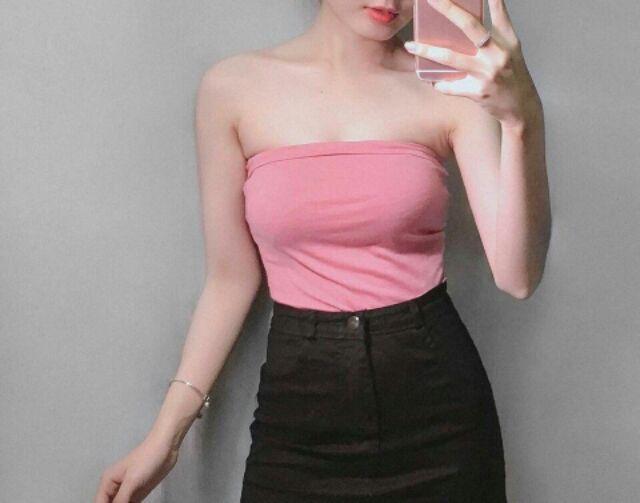 áo ống vải thun TC nữ