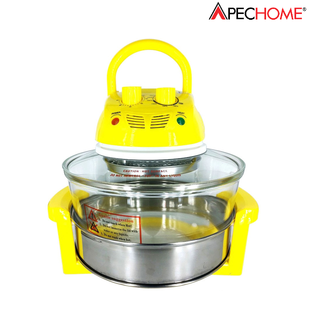 Lò nướng thuỷ tinh Apechome halogen 12 - 17 lít