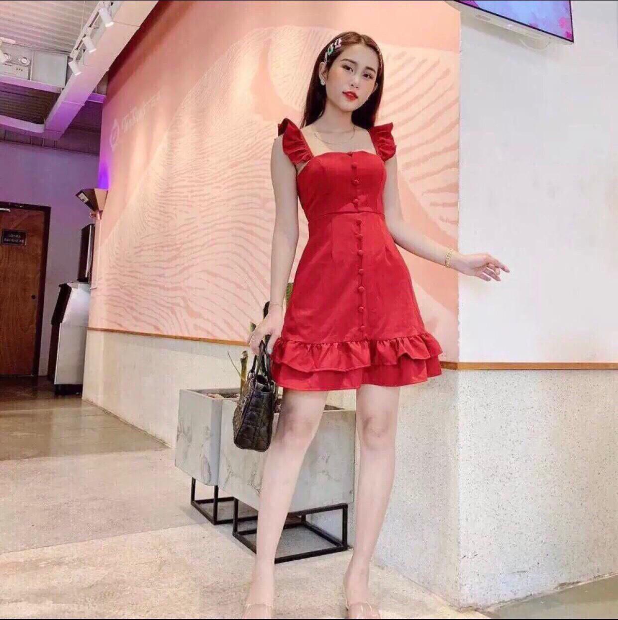 Đầm xếp ly -ht