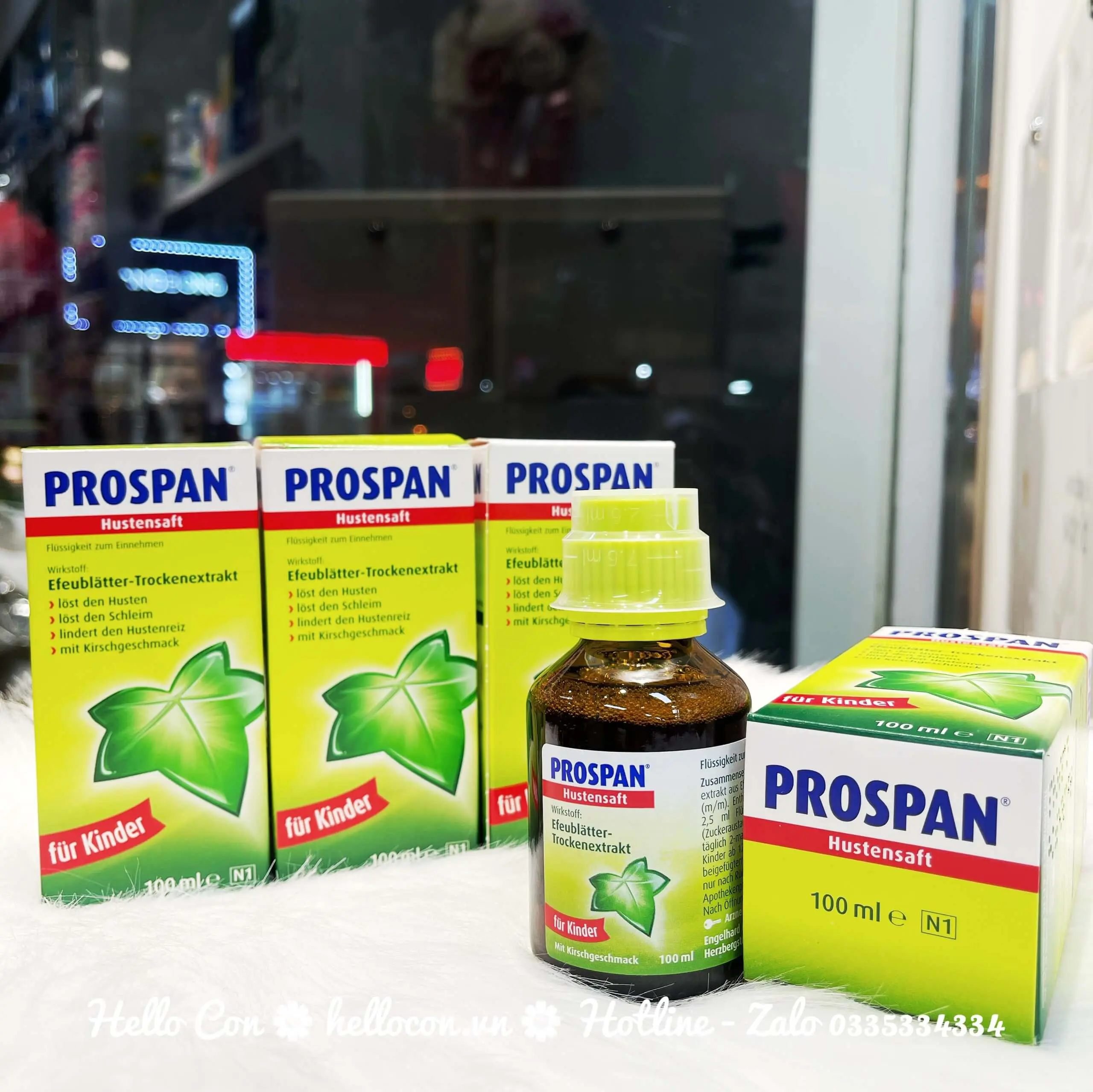 Siro ho Prospan Đức Hustensaft 100ml