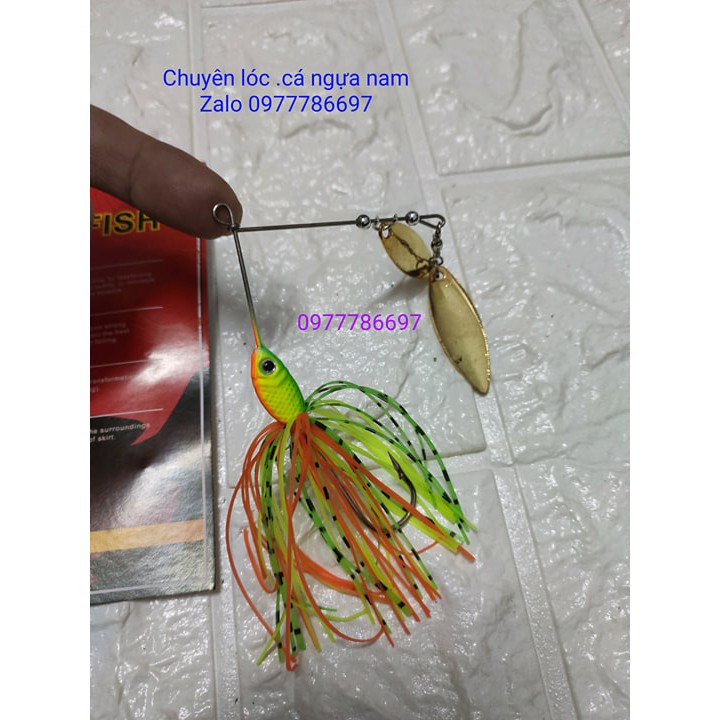mồi giả spiner bait câu lure