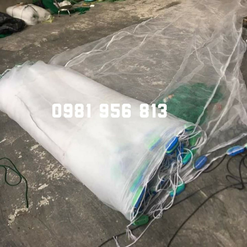 Lưới kéo cá - Lưới quét cá ao hồ dài 10m cao 2m túi 4m giá rẻ vô địch