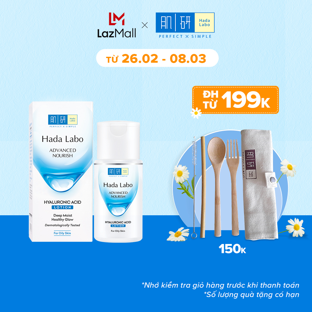 Dung dịch dưỡng ẩm tối ưu Hada Labo Advanced Nourish Lotion Hyaluronic