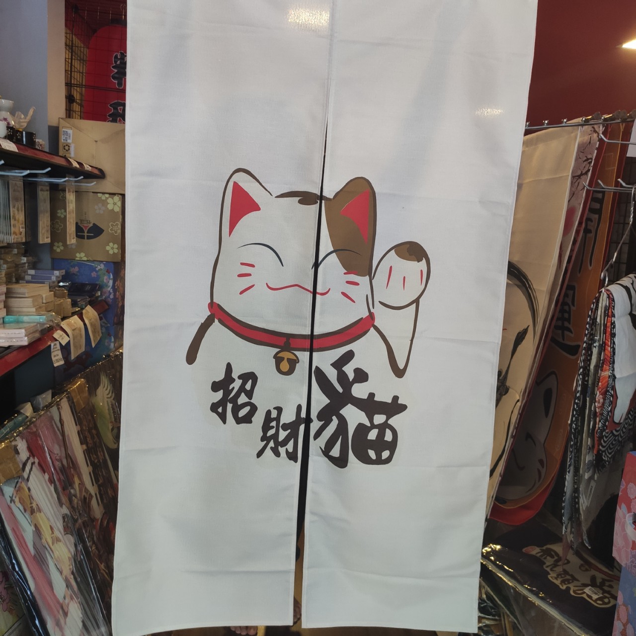 Màn rèm noren Nhật bố (chưa kèm thanh)