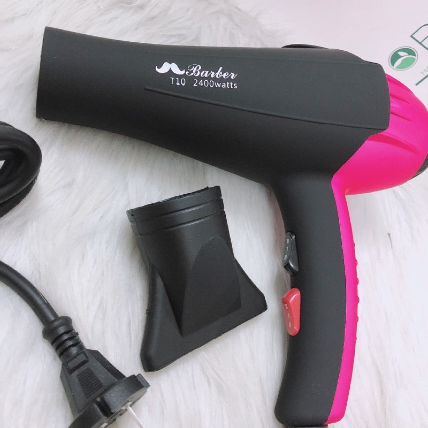 Máy sấy tóc cao cấp barber t10 , máy sấy 2 chiền nóng lạnh chuyên nghiệp 2400w
