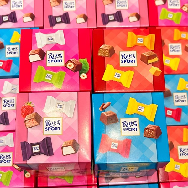 Hộp Socola Đức Ritter Sport Schokowurfel 176g