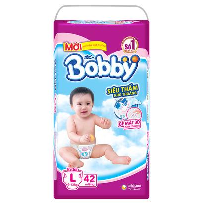 Tã Dán Bobby Size S56/ M48/ L42/ XL38 - (Mẫu Mới)