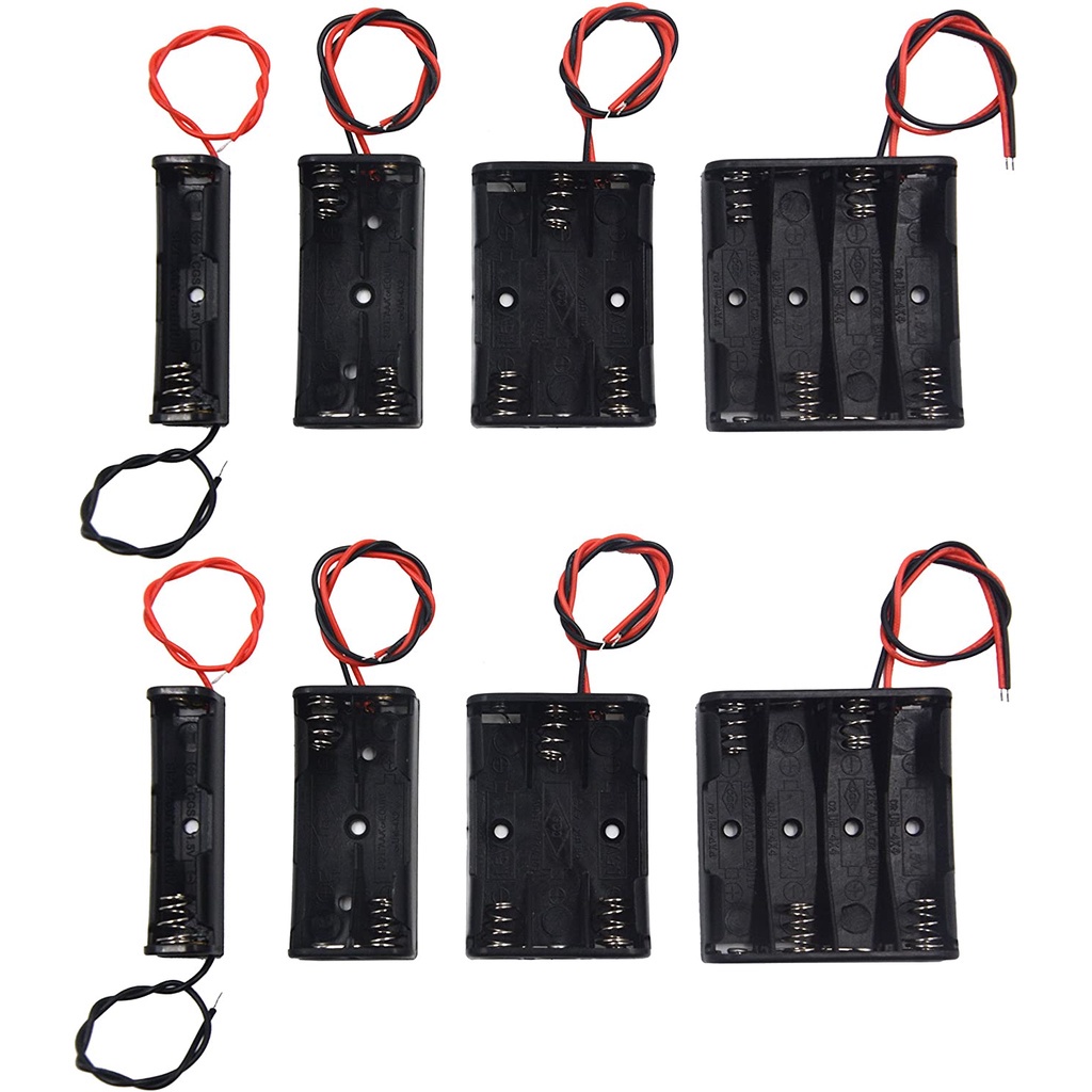 Nsv hộp đế pin 1aaa 2aaa 3aaa dùng pin con thỏ