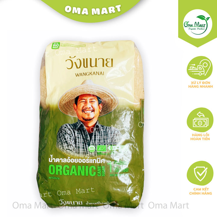 Đường mía hữu cơ Thái Lan 1kg