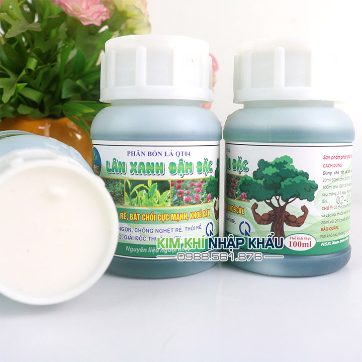 Phân bón lá QT04 lân xanh đậm đặc lọ 100ml