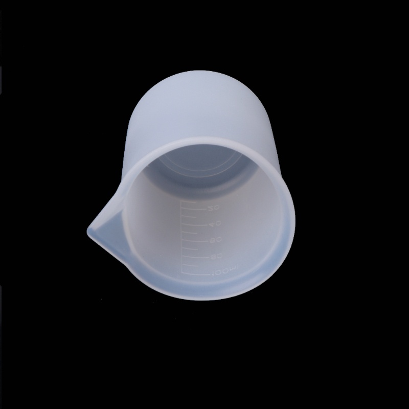 Cốc Silicone 100ml Pha Epoxy Resin, Đong Đo Thể Tích